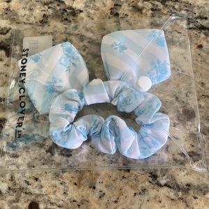 Stoney clover lane high tea fine China scrunchie